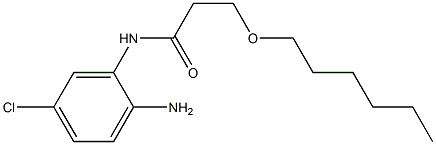N-(2-amino-5-chlorophenyl)-3-(hexyloxy)propanamide Struktur