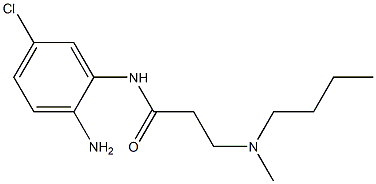 N-(2-amino-5-chlorophenyl)-3-[butyl(methyl)amino]propanamide Structure