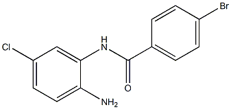 N-(2-amino-5-chlorophenyl)-4-bromobenzamide 结构式