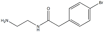 N-(2-aminoethyl)-2-(4-bromophenyl)acetamide Structure