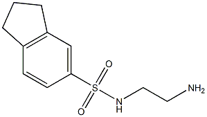 N-(2-aminoethyl)-2,3-dihydro-1H-indene-5-sulfonamide Struktur