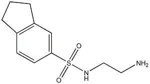 N-(2-aminoethyl)-2,3-dihydro-1H-indene-5-sulfonamide 结构式