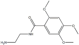 N-(2-aminoethyl)-2,4,5-trimethoxybenzamide 化学構造式