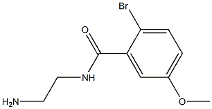 N-(2-aminoethyl)-2-bromo-5-methoxybenzamide Structure