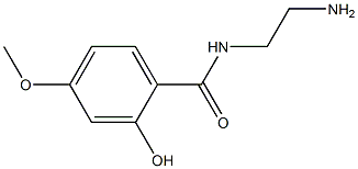 N-(2-aminoethyl)-2-hydroxy-4-methoxybenzamide Struktur