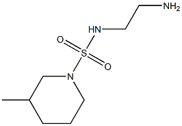 N-(2-aminoethyl)-3-methylpiperidine-1-sulfonamide Struktur