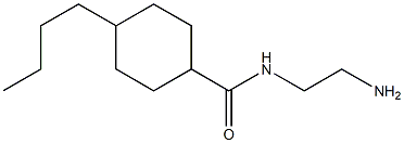 N-(2-aminoethyl)-4-butylcyclohexane-1-carboxamide,,结构式