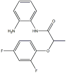 N-(2-aminophenyl)-2-(2,4-difluorophenoxy)propanamide Structure