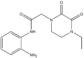 N-(2-aminophenyl)-2-(4-ethyl-2,3-dioxopiperazin-1-yl)acetamide Structure