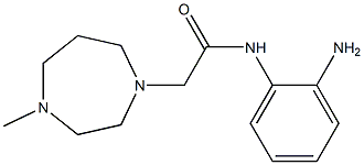 N-(2-aminophenyl)-2-(4-methyl-1,4-diazepan-1-yl)acetamide Struktur