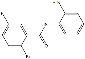 N-(2-aminophenyl)-2-bromo-5-fluorobenzamide,,结构式