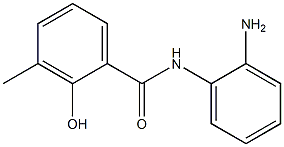 N-(2-aminophenyl)-2-hydroxy-3-methylbenzamide 化学構造式