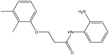 N-(2-aminophenyl)-3-(2,3-dimethylphenoxy)propanamide Struktur