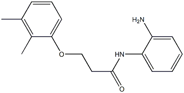 N-(2-aminophenyl)-3-(2,3-dimethylphenoxy)propanamide Structure