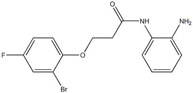 N-(2-aminophenyl)-3-(2-bromo-4-fluorophenoxy)propanamide|