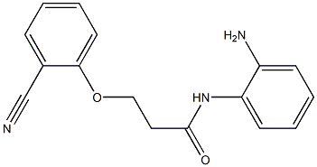 N-(2-aminophenyl)-3-(2-cyanophenoxy)propanamide Struktur