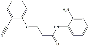 N-(2-aminophenyl)-3-(2-cyanophenoxy)propanamide Structure