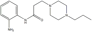 N-(2-aminophenyl)-3-(4-propylpiperazin-1-yl)propanamide Struktur