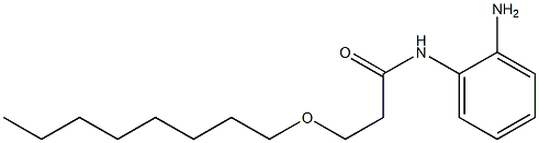 N-(2-aminophenyl)-3-(octyloxy)propanamide Struktur