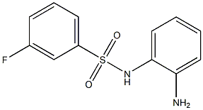 N-(2-aminophenyl)-3-fluorobenzenesulfonamide Struktur