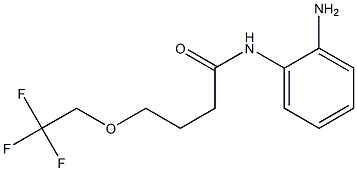 N-(2-aminophenyl)-4-(2,2,2-trifluoroethoxy)butanamide 结构式