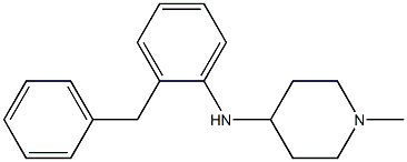 N-(2-benzylphenyl)-1-methylpiperidin-4-amine Struktur