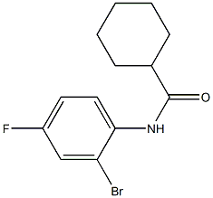 N-(2-bromo-4-fluorophenyl)cyclohexanecarboxamide