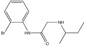 N-(2-bromophenyl)-2-(butan-2-ylamino)acetamide