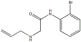 N-(2-bromophenyl)-2-(prop-2-en-1-ylamino)acetamide Structure