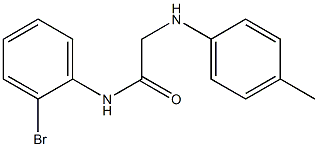 N-(2-bromophenyl)-2-[(4-methylphenyl)amino]acetamide