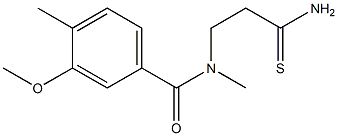 N-(2-carbamothioylethyl)-3-methoxy-N,4-dimethylbenzamide Structure