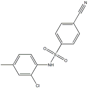  N-(2-chloro-4-methylphenyl)-4-cyanobenzene-1-sulfonamide