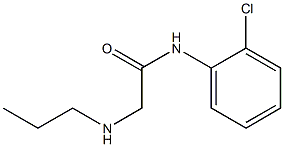 N-(2-chlorophenyl)-2-(propylamino)acetamide Structure