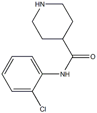 N-(2-chlorophenyl)piperidine-4-carboxamide Structure