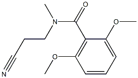 N-(2-cyanoethyl)-2,6-dimethoxy-N-methylbenzamide Structure