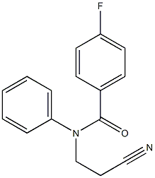 N-(2-cyanoethyl)-4-fluoro-N-phenylbenzamide|