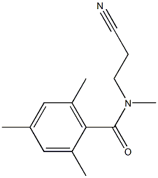 N-(2-cyanoethyl)-N,2,4,6-tetramethylbenzamide,,结构式