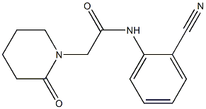 N-(2-cyanophenyl)-2-(2-oxopiperidin-1-yl)acetamide