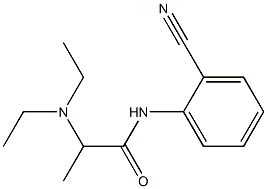 N-(2-cyanophenyl)-2-(diethylamino)propanamide Structure