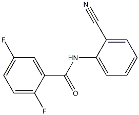 N-(2-cyanophenyl)-2,5-difluorobenzamide Structure