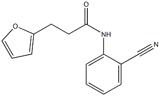 N-(2-cyanophenyl)-3-(furan-2-yl)propanamide Structure