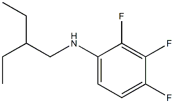 N-(2-ethylbutyl)-2,3,4-trifluoroaniline Struktur