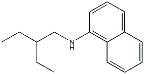 N-(2-ethylbutyl)naphthalen-1-amine 结构式