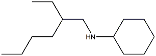 N-(2-ethylhexyl)cyclohexanamine Structure