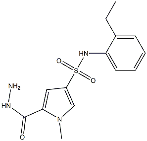  N-(2-ethylphenyl)-5-(hydrazinocarbonyl)-1-methyl-1H-pyrrole-3-sulfonamide