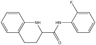 N-(2-fluorophenyl)-1,2,3,4-tetrahydroquinoline-2-carboxamide Structure