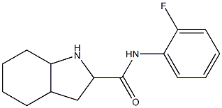 N-(2-fluorophenyl)octahydro-1H-indole-2-carboxamide Structure