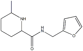 N-(2-furylmethyl)-6-methylpiperidine-2-carboxamide Struktur