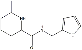 N-(2-furylmethyl)-6-methylpiperidine-2-carboxamide Structure