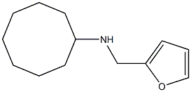 N-(2-furylmethyl)cyclooctanamine Struktur